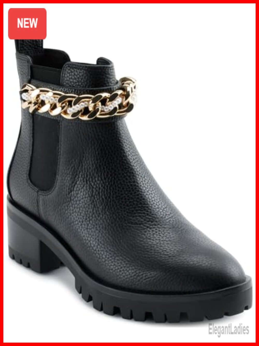 Karl Lagerfeld Paris Women's Pierson Mid Shaft Chelsea Boots